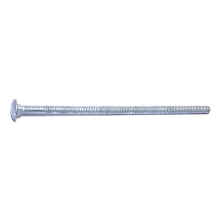 Midwest Fastener Carriage Bolt, Square Neck, 20 (Coarse), 6 in L, Steel, Hot Dipped Galvanized, 50 PK 51928